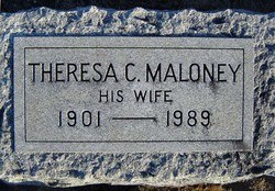 Theresa Celeste Maloney Ford - Gravesite.jpg - Daughter of Martin J Maloney